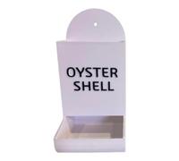 Oyster Shell Feeder - 17.6x8x9cm Metal Poultry Feeder, Poultrys Feed And Grit Station | Automatic Chicken Grits Poultry Feeders Animal Friendly Grit Dispenser Feeders For Family Friends Colleagues