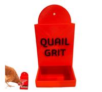 Oyster Shell Feeder - 17.6x8x9cm Metal Poultry Feeder, Poultrys Feed And Grit Station | Automatic Chicken Grits Poultry Feeders Animal Friendly Grit Dispenser Feeders For Family Friends Colleagues