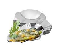 Oyster Shells for Cooking, Stainless Steel Oyster Shells for Grilling - Stainless Steel Boke Shell Tray, Stackable Serving Tray, Set of 12 Dishes