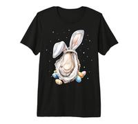 Oyster Shuck Easter Rabbit Eggs Bunny Ears Cute Spring Premium T-Shirt