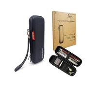 Oythiem Slim Hard Pen Cases for Adults, Travellers, Insulin Travel, Thin Black Pencil Case Hard Shell, Small Waterproof Pencil Box Organizer for Apple Pencil Usb C, Headphones, Executive Fountain Pens