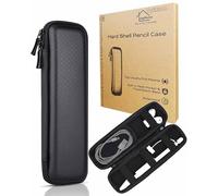 Oythiem Slim Hard Pen Cases for Adults, Travellers, Insulin Travel, Thin Black Pencil Case Hard Shell, Small Waterproof Pencil Box Organizer for Apple Pencil Usb C, Headphones, Executive Fountain Pens
