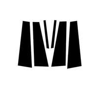 OYTHO Car Door Window Pillar Trim,For Mercedes-Benz E-Class W212 Sedan E200/E220/E250/E300/E350 AMG 2010-2016 6Pcs Car Pillar Posts Door Window Trim Cover