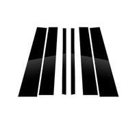 OYTHO Car Door Window Pillar Trim,For Volvo XC40 2016-2022 6PCS Window Pillar Trim Cover BC Column Sticker Polished Pillar Posts Car Styling Strip