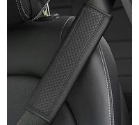 OYTHO Car seat Belt Covers for Cupra Ateca/Born/Formentor/Leon/TCR/E-TCR, Car Seat Belt Padding Protect Shoulders Soft Comfort Shoulder Strap Auto Accessories Interior,A Black