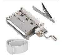 Oytrui 30 Note Hand Crank Music Box Movement, DIY Melody Maker with Metal Punch and 20 Blank Tapes for Musical Composition Practice