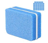 Oytrui 30pcs Nail Buffer Block, Professional Salon Mini Portable Nail Buffing Sanding Block Manicure Tool with High Density Sponge Core, for UV Gel Acrylic False Nails (Blue)