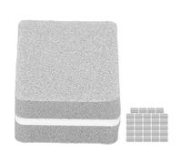 Oytrui 30pcs Nail Buffer Block, Professional Salon Mini Portable Nail Buffing Sanding Block Manicure Tool with High Density Sponge Core, for UV Gel Acrylic False Nails (Grey)