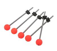 Oytrui 5PCS Mini Ice Fishing Rod Tips, Stainless Steel Spring Tips with EVA Material, for Rivers Lakes Ponds Ocean Fishing (M)