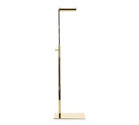 Oytrui Bags Display Rack, Stylish Multifunctional Stainless Steel Handbag Holder for Clothing Shops, for Shopping Malls (Mirror Gold)