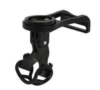 Oytrui Bike Computer Mount, CNC Alloy Body with Plastic Adapters for Edge Bryton, with Double Lock for Stable Installation, Suitable for Bicycle Rods Less Than 38mm (Black)