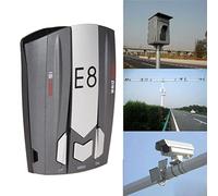 Oytrui Detector for Cars Voice Prompt Speed Vehicle Speed Alarm System Led Display City/Highway Mode Car 360 Degree Automatic Detection (Ironsilvergray)