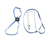 Oytrui Harness Leash, Adjustable Soft Skin Friendly Reptile Leash for Turtles Lizards, with Finger Hoop for Outdoor Walking (L)