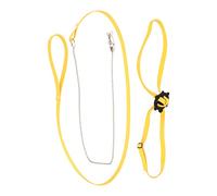 Oytrui Harness Leash, Adjustable Soft Skin Friendly Reptile Leash for Turtles Lizards, with Finger Hoop for Outdoor Walking (S)