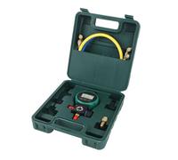 Oytrui HVAC Pressure Set with Hose and Adapter Digital Pressure Meter for Air Conditioning Coolant Refilling