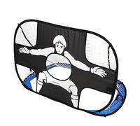 Oytrui Kids Soccer Goal Post Net, Folding Football Training Net with Woven Edge Protection for Indoor Outdoor Play