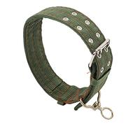 Oytrui Sheep Collar, Wear Resistant Canvas Collar with Double Row Explosion Proof Pin Buckle, for Cow Goat Farm Animal (Large Size)