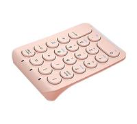 OYUEGE Wired Numeric Keypad, 22-key External Corded USB Number Pad Portable Numeric Keyboard for Laptop, Notebook, PC, Computer Pink
