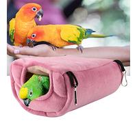 Oyunngs Winter Warm Bird Nest, Parrot Nest Windproof Warm Plush Hammock Hanging Swing Bed Cave for Pet Bird Parakeet Cockatiels Cockatoo Lovebird(L)