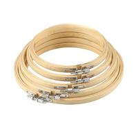 OYUUJII 5 Sizes Embroidery Frame,10/16/18/20/23 cm Round Embroidery Hoops