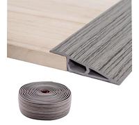 OYUUJII Floor Transition Strips,5x100 CM Self Adhesive Door Floor Transition Strip for Doorways PVC Laminate Transition Threshold Strip Carpet Trim Strip for Tile Gaps Carpet Floor Wood