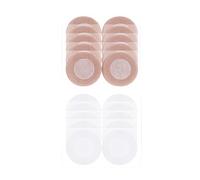 OYUUJII Men's Nipple Covers,50 Pairs(100 Pcs) Nipple Covers for Men,Running Nipples Guard for Men Nipples Shields Anti-Chafing Sweat-Proof for Running,Sports,Daily Wear(Beige,White)