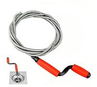 OYUUJII Professional Drain Unblocker Tool,5M Plumbing Snake Drain with Spring Flexible Snake Plunger Wire Rod Clog Remover Plug Drains Hair Remover for Sewer,Bathroom Drainage,Kitchen Sinks,Toilet