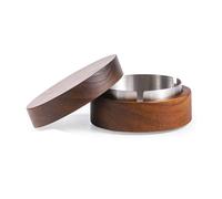 OYUUJII Wooden Ashtray with Lid,Ashtray Smell Proof Stainless Steel Insert Ash Tray Windproof Detachable Indoor And Outdoor for Home,Office,Parties