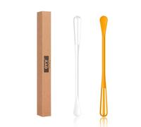 OYV Multifunctional Mini Whisk and Spoon, 8.5 in Mini Whisks for Cooking, 2 Pieces Small Whisk For Whisking, Beating, Blending Ingredients, Mixing Sauces, BPA Free Tiny Whisk
