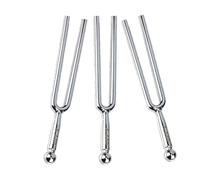 OYWOBET 3 pcs 440hz Silver Tuning Fork, 13cm/5.12inch Guitar Tuner Tone Tool Forks for Accurate A Tone Tuning