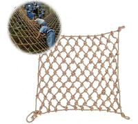 OYYMTE 10MM/10CM Rope Net Decor Net Cargo Net Outdoor Climbing Net Strong And Durable Handrail Stair Net Decorate The Walls For Outdoor(3m*3m)