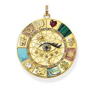 OYZY Pendant Amulet Magical Lucky Symbols, Golden Jewelry Vintage Pendant Pure 925 Sterling Silver Powerful Gift For Wife Mum Girlfriend Friend