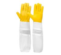 Oz Armour Premium Quality Beekeeping Gloves - Cowhide Ventilated Glove, Durable & Breathable - Provide Full Sting Protection - Perfect for Men & Women (XX-Large)