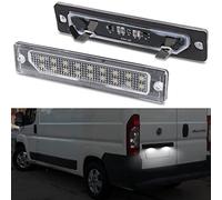 OZ-LAMPE 2PCS LED Number License Plate Light,Number Plate Lights for Citroen Jumper Peugeot Boxer Ducato Maserati Ghibli Quattoperter,LED License Plate Bulbs with Canbus Error Free Rear Lamp