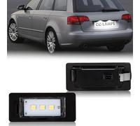 OZ-LAMPE 2Pcs LED Number Plate Light for Audi A1 S1 A4 B8 8K A5 A6 C7 S6 A7 S7 Q5 RS5 TT2 8J TTS TTRS, License Plate Light for VW GOLF6 GOLF GOLF 7 JE-TT-A PASSAT 3C B6 B7 SHARAN TOURAN