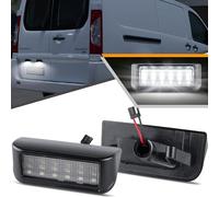 OZ-LAMPE 2PCS LED Number Plate Light for Peugeot Expert Partner, License Plate Lights for Citroen berlingo Jumpy, Xenon white License Plate Bulbs with Canbus Error Free LED Tail Lights Rear Lamp