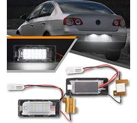 OZ-LAMPE 2Pcs LED Number Plate Light,License Number Plate Light lamp for VW Golf V Plus Jetta Passat 3C B6 B7 Polo 6R Sharan Touran Touareg, Error Free tail lights with Canbus Taillight
