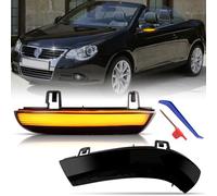 OZ-LAMPE 2PCS Wing Mirror Indicator for V-W Golf 5 MK5 GTI EOS J ett-a MK5 P assa-t B6 Sharan, Turn Signal light LED Dynamic Sequential Rearview Mirror Indicators Blinker Light