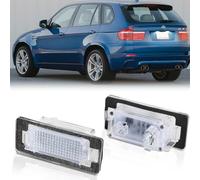 OZ-LAMPE LED Number Plate Light for BMW E82 E88 E90 E91 E92 E93 E39 E60 E61 F07 F10 F11 F18 X1 E84 X3 F25 X5 E70 E72 F15 X6 E71 E72, License Plate Light Built-In Canbus Error Free, 2Pcs