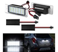 OZ-LAMPE LED Number Plate Light for Opel Insignia Sports Tourer Mokka, 2Pcs Number License Plate Light Lamp, LED Rear Number Plate Bulb Taillight, Error Free Rear Lamps with Canbus