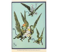 Oz Notebook Winged Monkeys Journal Wizard Diary 6x9 120 lined pages (Public Domain Illustrations)