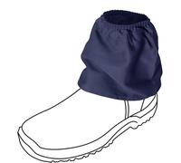 Oz OverBoots Shoe Covers Reusable - Sox Savers Overshoes Reusable for Work Boots Made from 100% Work Grade Cotton Drill, Stops Dirt Getting In | One Size (Cotton Drill, Navy)