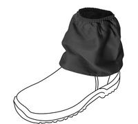 Oz OverBoots Shoe Covers Reusable - Sox Savers Overshoes Reusable for Work Boots Made from 100% Work Grade Cotton Drill, Stops Dirt Getting In | One Size (Cotton Drill, Black)