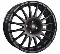 OZ RACING SUPERTURISMO GT MATT BLACK RED LETTERING ALLOY WHEEL 17X7.5 ET41 5X108