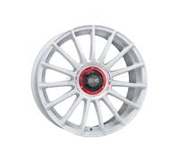 OZ Sport Supertu Evoluz WRC Alloy Wheel 20x8.5 ET45 5x112 Race White Red Letteri