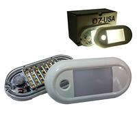 OZ-USA 5" Motion Sensor RV LED porch Light Fixture security marine boat Utility 12v 24v Motorhome Camper van auto Semi Truck travel Trailer bed overland water proof heavy duty Interior Exterior