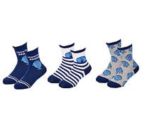 OZABI - Boys Licensed Socks Pack of 3 Pairs, MR MME 5747A, 31-35