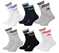 Ozabi - KAPPA Men's Socks, Pack of 6 Pairs 1432 CREW, 43-46