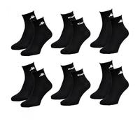 Ozabi KAPPA Sport, Urban and Comfort Women's Socks -Assorted Photo Models Depending on Arrivals- Multicolor, Pack of 6 Black Pairs, 36-40