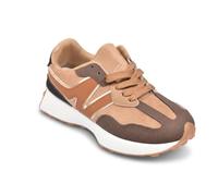 OZABI Women's Runner Mesh Logo W 4 Trainers Colours 36-41, Bo185 Brown, 6 UK
